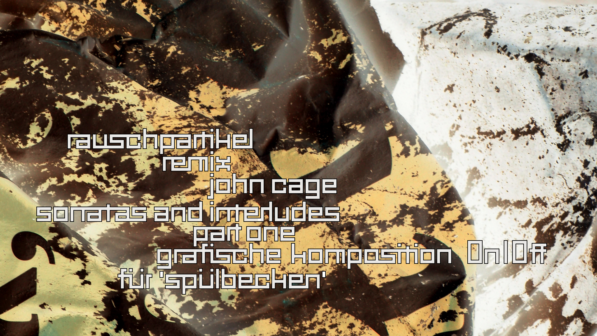 2021-01-30 Wasser in der Sple II (Remix John Cage 'Sonatas & Interludes', On-Off) (Komposition, Remix, Recording, Foto)